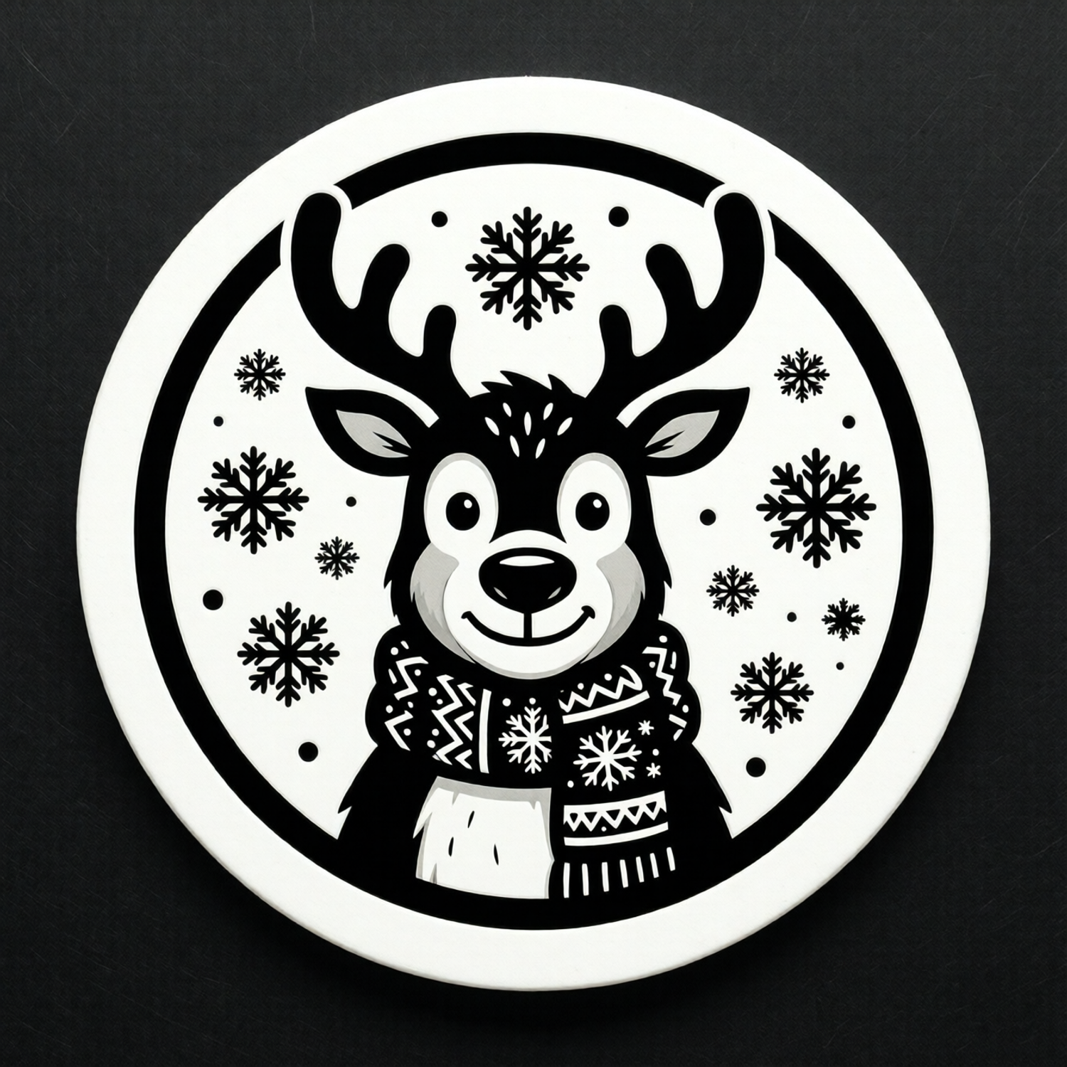 Christmas Reindeer Coaster