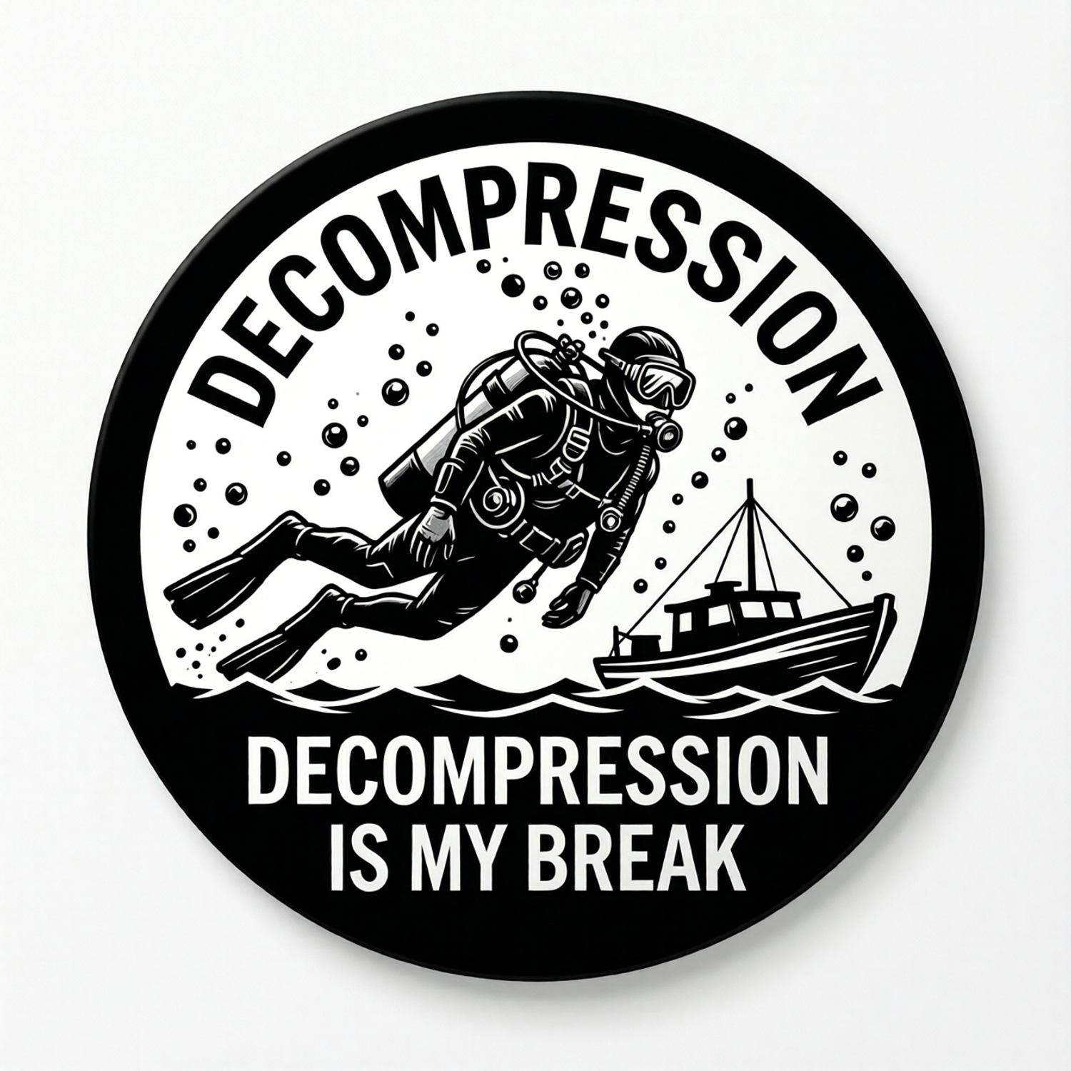Decompression Is My Break Coaster