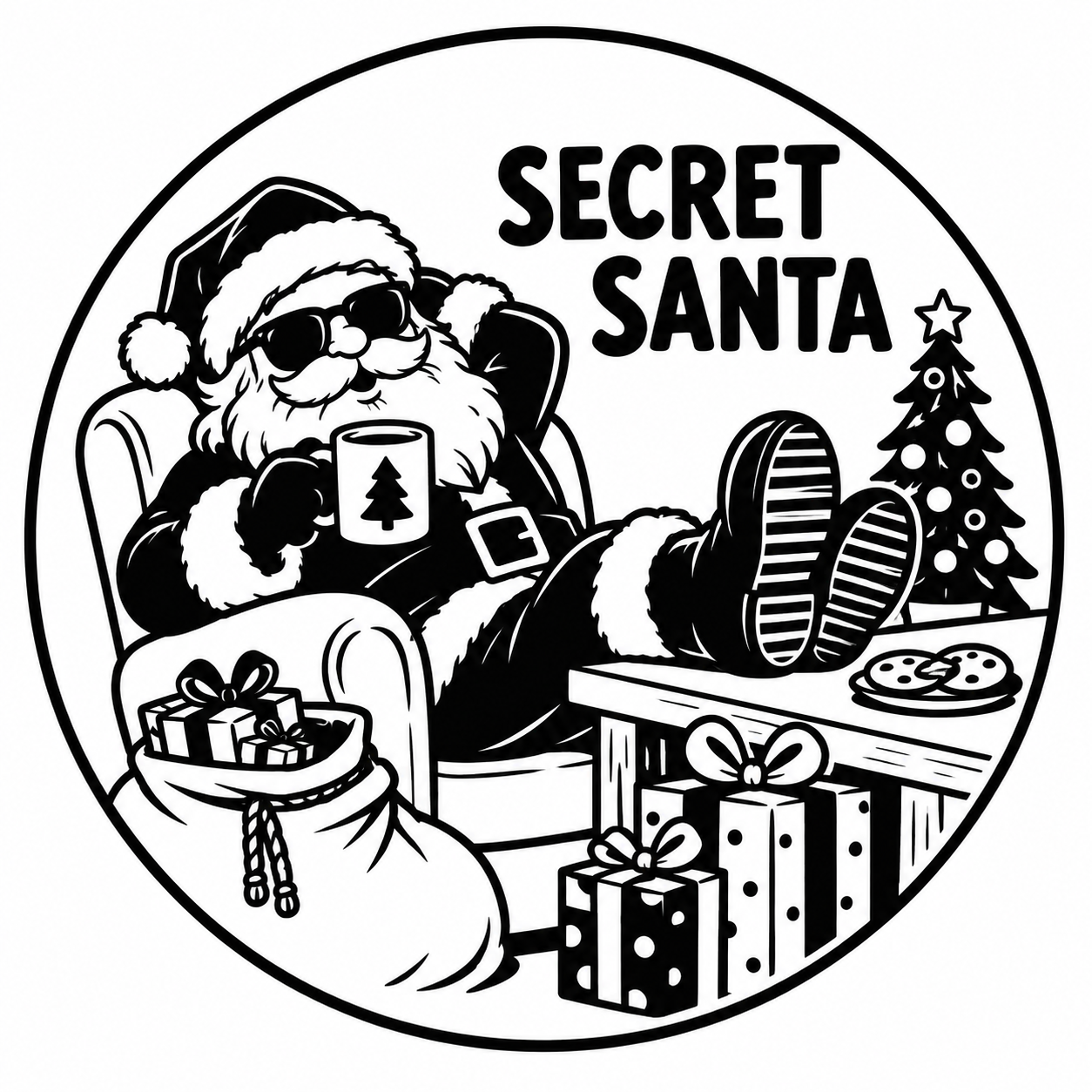 Secret Santa Coaster
