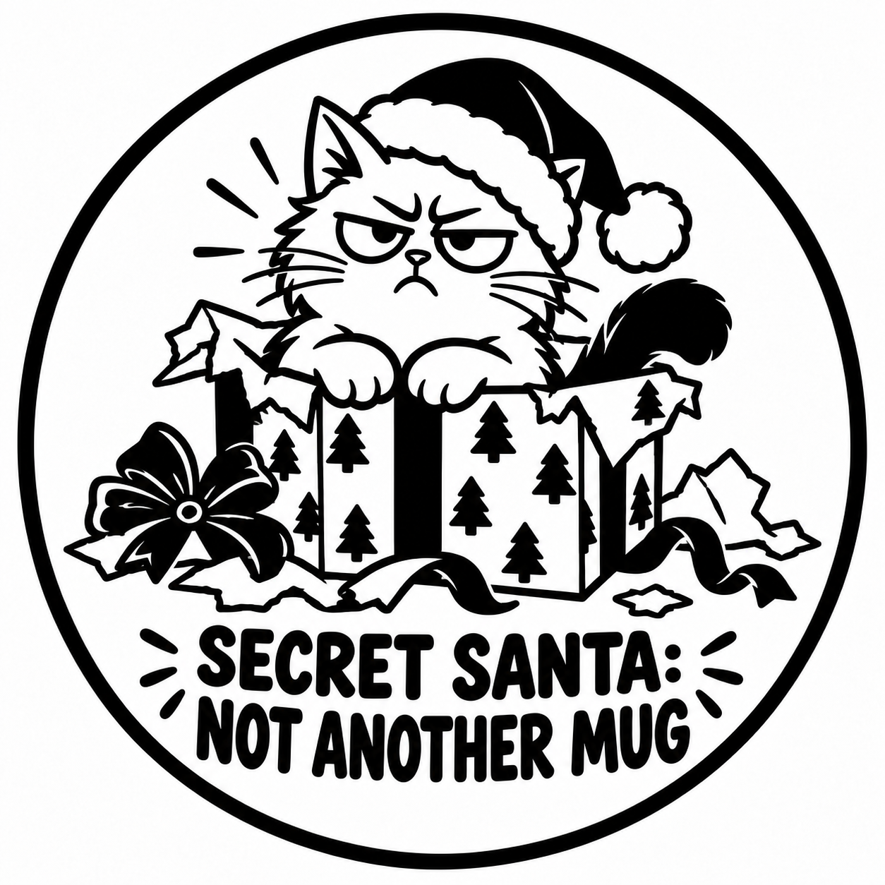 Not Another Mug Secret Santa Coaster